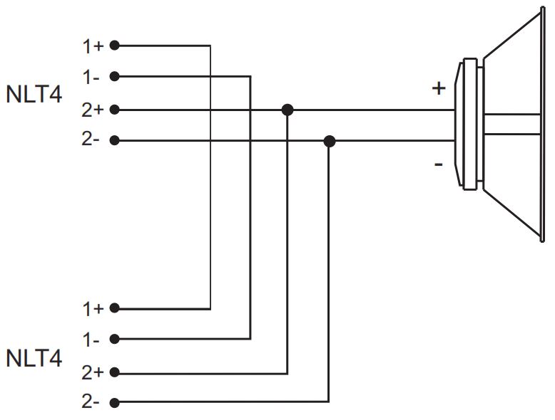 Схема подключения V-HLA10+SUB MKII