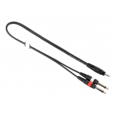 Аудио кабель 2 м (mini-Jack – 2х Jack)
