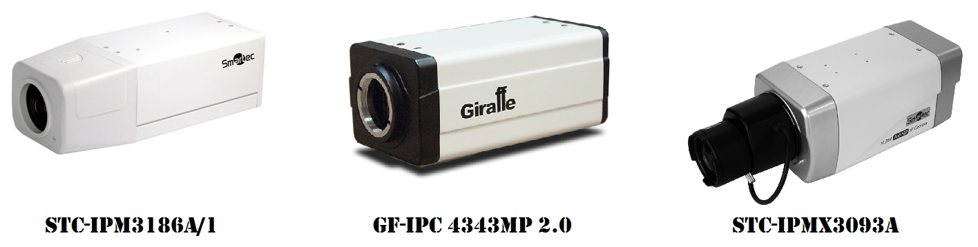 IP-камеры в стандартном корпусе