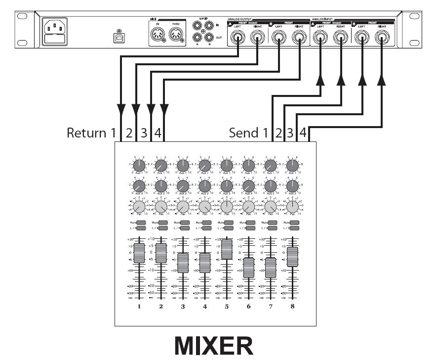 Схема подключения MX400