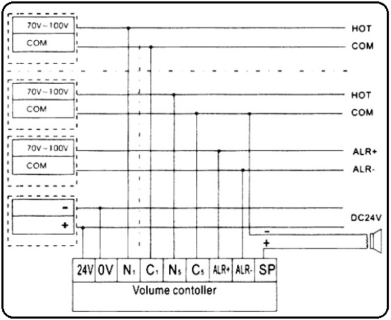 Общая схема подключения T-6FS