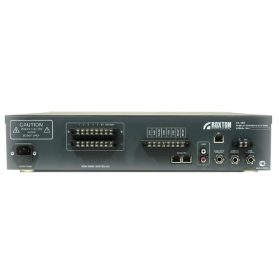 Трансляционный усилитель (Комбинированная система оповещения) поддержка Ethernet SX-480N