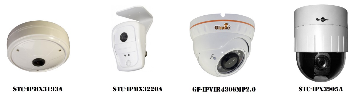 IP-камеры для внутреннего и наружного монтажа